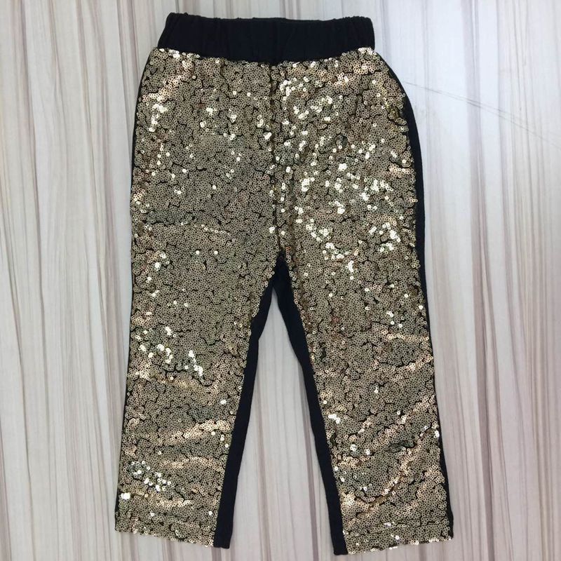 Girls Sequin Pants Rose Gold Sequin leggings Sparkle Pants Glitter leggings girl's sequin bottoms - CelebritystyleFashion.com.au online clothing shop australia