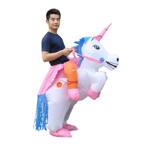 Inflatable Unicorn Costumes Inflatable Princess Outfit Suit Party Fancy Dress Halloween Purim Costume for Kids Women Men Adult - CelebritystyleFashion.com.au online clothing shop australia