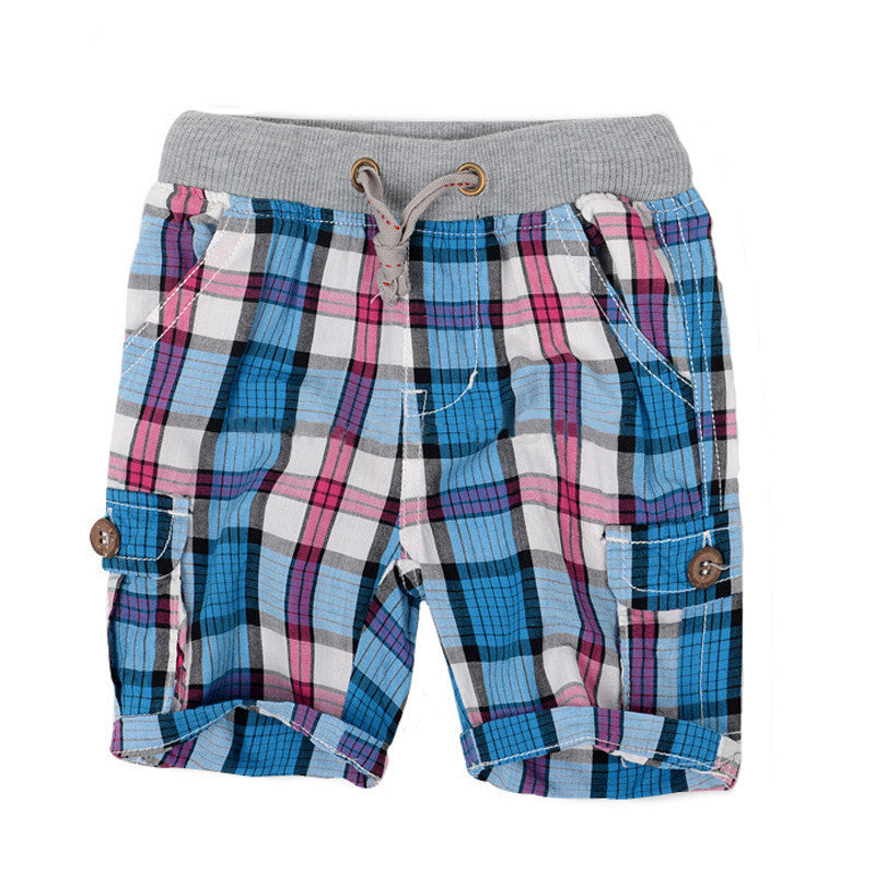 Baby fashion summer children's clothing plaid baby boy shorts baby boy pants three color options 2-6 years - CelebritystyleFashion.com.au online clothing shop australia