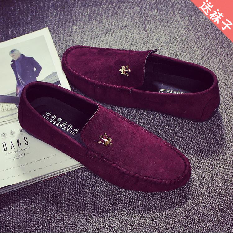 Spring Male Flat Shoes Moccasins British style Men Dress Shoes Lazy Breathable Canvas - CelebritystyleFashion.com.au online clothing shop australia