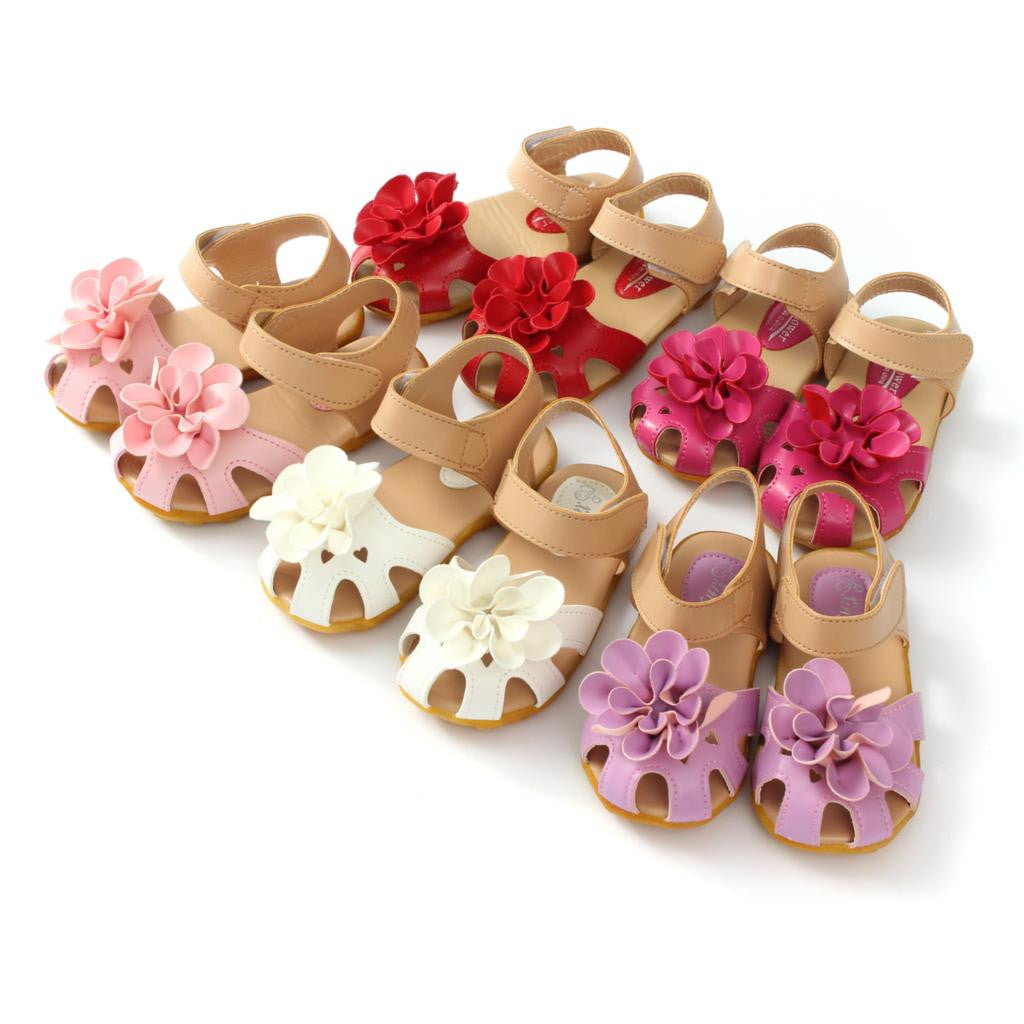 Summer children shoes girls sandals princess beautiful flower Sandals baby Shoes sneakers sapato infantil menina - CelebritystyleFashion.com.au online clothing shop australia