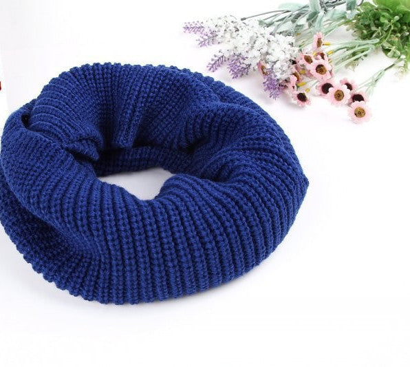 fashion winter warm Ring scarf lic Women Wool shawl Neck solid Wrap thicken Unisex Knitted scarves female pink sq306 - CelebritystyleFashion.com.au online clothing shop australia