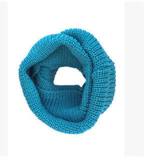 fashion winter warm Ring scarf lic Women Wool shawl Neck solid Wrap thicken Unisex Knitted scarves female pink sq306 - CelebritystyleFashion.com.au online clothing shop australia