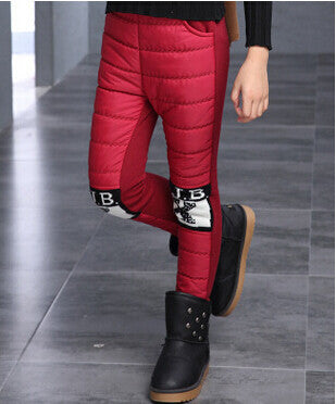Children's Warm Trousers Winter Girls Plus Velvet Thickening Leggings Thicken Pants For Girl Skinny Girls Leggings - CelebritystyleFashion.com.au online clothing shop australia