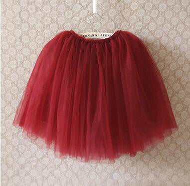 7 colors girls skirts princess lovely tutu skirt 2-10Y kids summer skirt candy color short girls skirt - CelebritystyleFashion.com.au online clothing shop australia