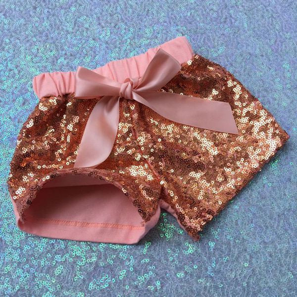 baby clothing sequin shorts,girls gold glitter shorts,petti shorts for baby girls,baby rose gold sequin shorts - CelebritystyleFashion.com.au online clothing shop australia