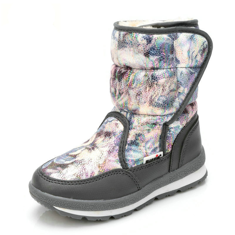 girls boots winter's new kids snow boots kids shoes children warm fur waterproof daughter white brand girls fashion shoes - CelebritystyleFashion.com.au online clothing shop australia