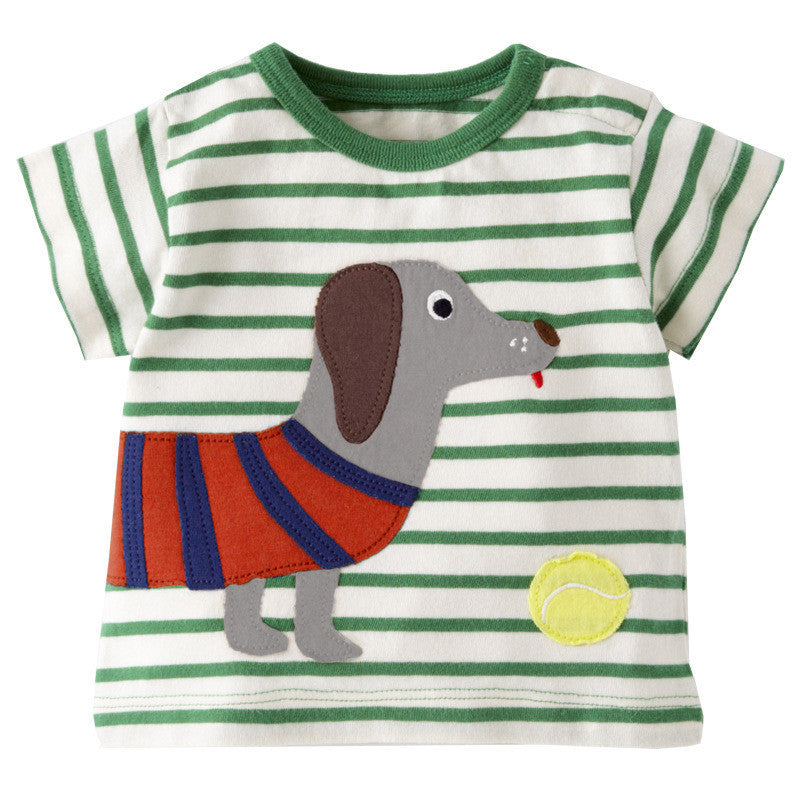 Boys T shirt Cartoon Car Cotton Tops O Neck Kids Short Sleeve T-Shirts Boys Clothes Baby Children Summer Clothing - CelebritystyleFashion.com.au online clothing shop australia