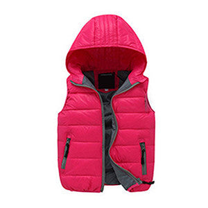 Child Vest Waistcoat Hooded Bebe Vest Outwear Infant Vest Coat Girls Boys Down Winter Vest Baby Sleeveless Jacket for Kid - CelebritystyleFashion.com.au online clothing shop australia