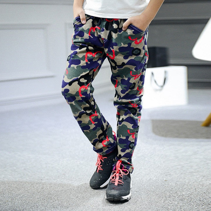 Children Pants For Boys Cotton Casual Children Clothing Fashion Camouflage Sports Pants Boys Spring Kids Clothes For Boys 6-14 Y - CelebritystyleFashion.com.au online clothing shop australia