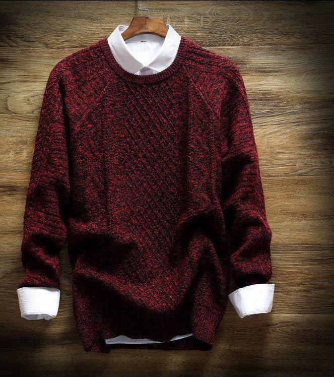 Autumn Winter Brand Men Sweaters Cashmere Wool Pullovers Knitting Thick Warm Designer Slim Fit Casual Knitted Man Knitwear - CelebritystyleFashion.com.au online clothing shop australia