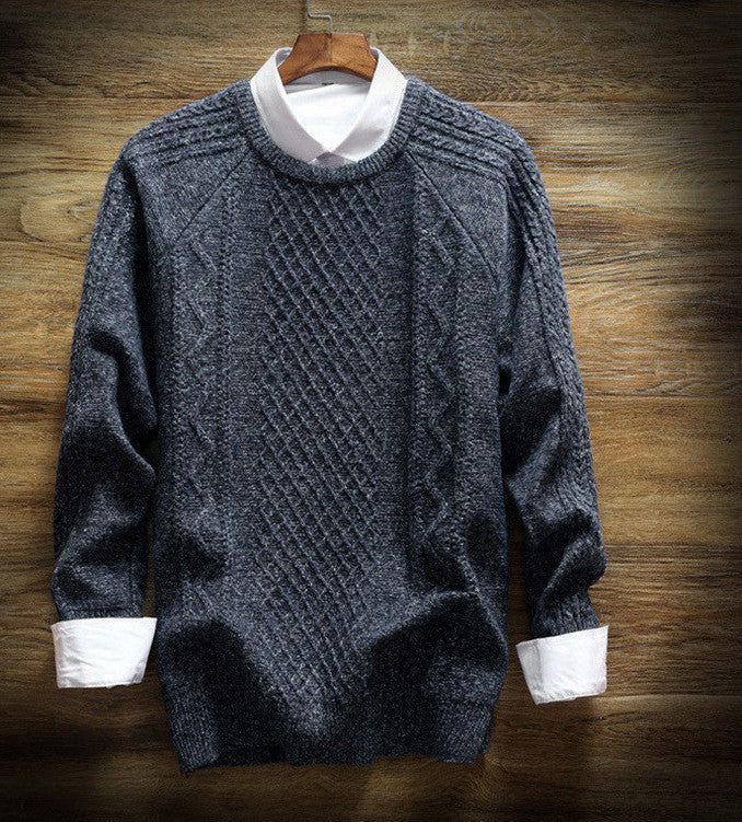 Autumn Winter Brand Men Sweaters Cashmere Wool Pullovers Knitting Thick Warm Designer Slim Fit Casual Knitted Man Knitwear - CelebritystyleFashion.com.au online clothing shop australia