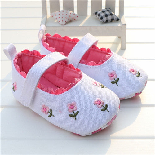 Newest 0-18M Sweet Newborn Baby Girls Flower Shoes Toddler Soft Bottom Kids Crib First Walkers Shoes Zapatos Para Ninas Discount - CelebritystyleFashion.com.au online clothing shop australia