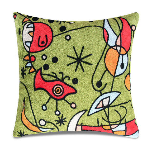 Embroidery Pillowcase Cushions Covers Picasso Decorative Throw Pillows Covers for Sofa Car Abstract Pillowcase