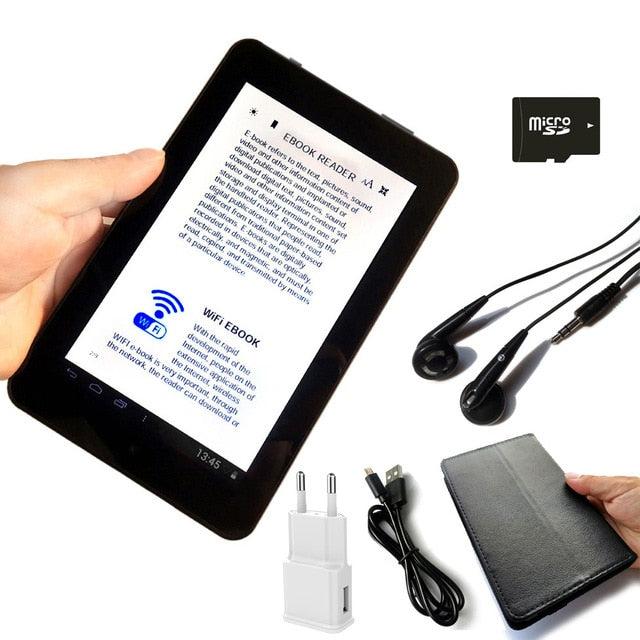 7inch LCD Screen E-book reader smart HD eye-safe display wifi digital players with global Multi-language Support micro sd-Dollar Bargains Online Shopping Australia