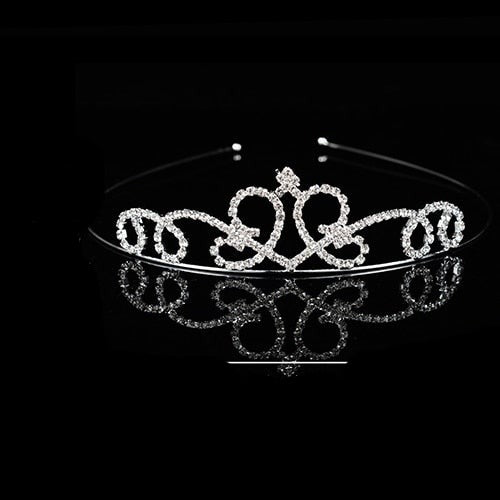 Children Tiaras and Crowns Headband Kids Girls Bridal Crystal Crown Wedding Party Accessiories Hair Jewelry Ornaments Headpiece-Dollar Bargains Online Shopping Australia