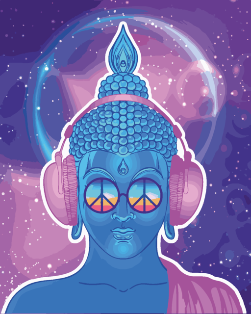 buddha pictures canvas art painting diy oil paint by numbers custom paint by numbers set wall decor seven wall arts