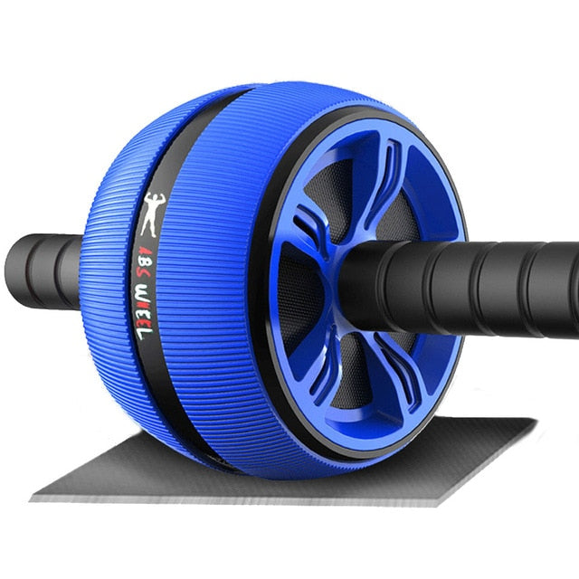 2 in 1 Ab Roller&Jump Rope No Noise Abdominal Wheel Ab Roller with Mat For Arm Waist Leg Exercise Gym Fitness Equipment-Dollar Bargains Online Shopping Australia
