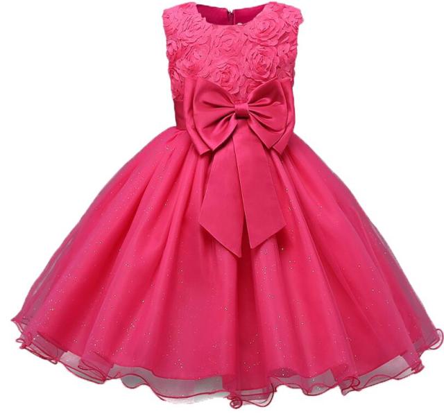 Baby Girls Sequins Flower Party Tutu Dress Clothes Children Girls Wedding Birthday Dress Clothing Infant Kids Christmas Costume