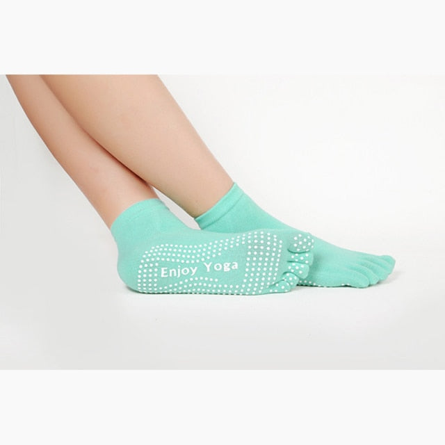 Colorful Women Yoga Socks Non-Slip Ladies Dance Socks Cotton Healthy Sports Five-toed Socks-Dollar Bargains Online Shopping Australia