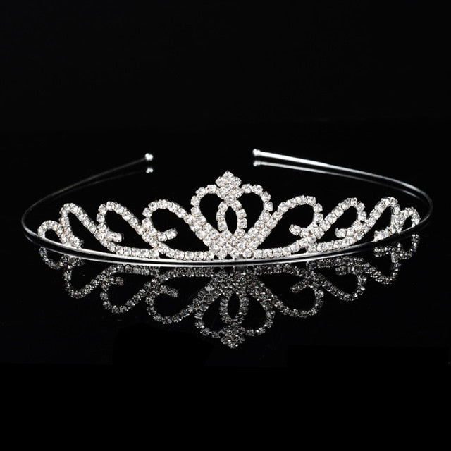 Princess Wedding Bridal Bridesmaid Tiara Crown Headband Girls Crystal Rhinestone Jewelry hair Accessories Bride Head Ornament-Dollar Bargains Online Shopping Australia