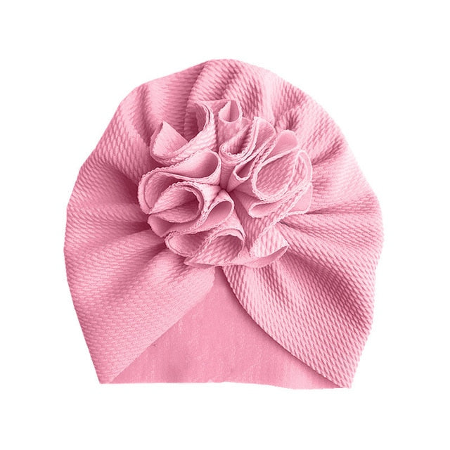 Flower Baby Hat Toddler Turban Infant Head wraps Kids Bonnet Newborn Toddler Beanie Cap for 0-18m-Dollar Bargains Online Shopping Australia