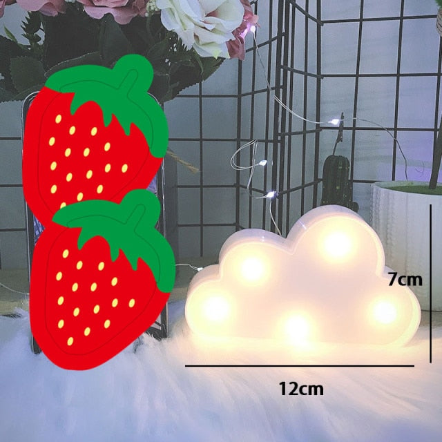 Decorative Letters Alphabet Letter LED Lights Luminous Number Lamp Decoration Battery Night Light Party Baby Bedroom Decoration-Dollar Bargains Online Shopping Australia