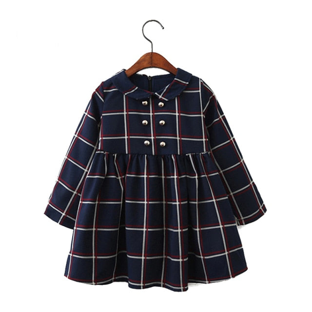 Girls Dress New  Casual Long Sleeves lace Mesh Kids Dresses For Girl Autumn Clothing Princess Party Dress