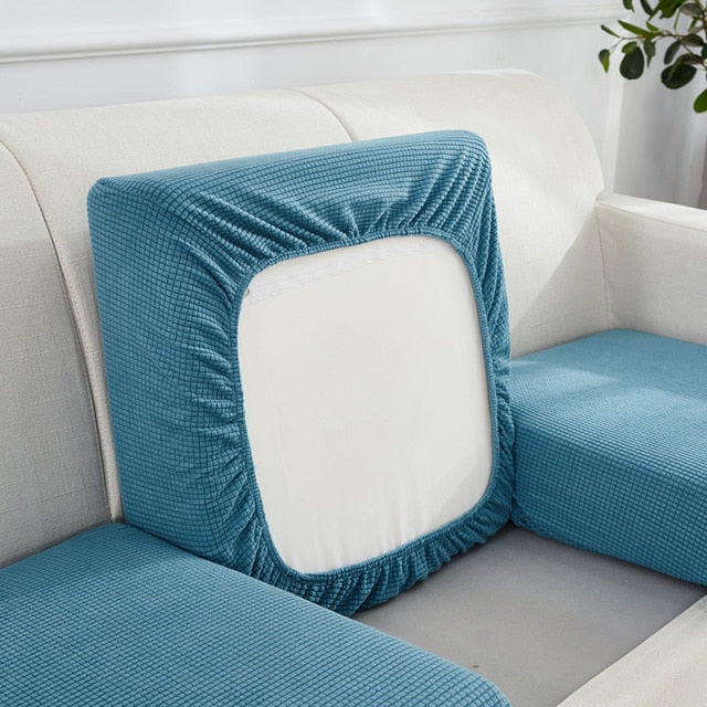 Elastic Sofa Cushion Cover For Armchair Living Room Thick Corner Sofa Seats Funiture Protector Slipcover Couch Cover