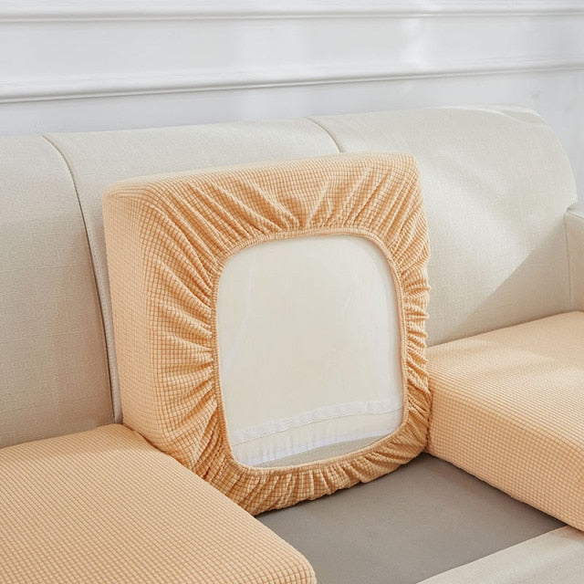Elastic Sofa Cushion Cover For Armchair Living Room Thick Corner Sofa Seats Funiture Protector Slipcover Couch Cover