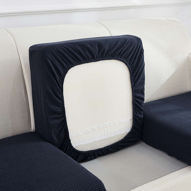 Elastic Sofa Cushion Cover For Armchair Living Room Thick Corner Sofa Seats Funiture Protector Slipcover Couch Cover