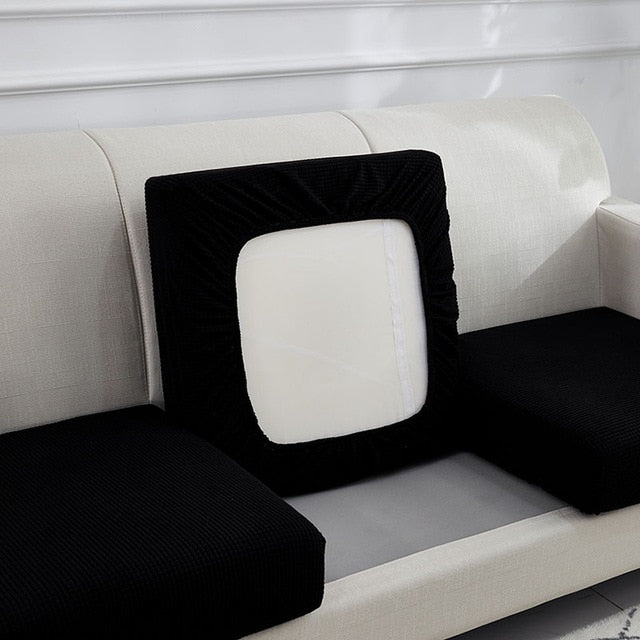 Elastic Sofa Cushion Cover For Armchair Living Room Thick Corner Sofa Seats Funiture Protector Slipcover Couch Cover