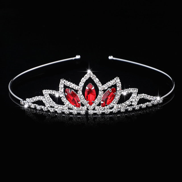 Kids Princess Crystal Tiaras and Crowns Children Girls Headband Bridal Wedding Hair Accessories Jewelry Tiaras-Dollar Bargains Online Shopping Australia
