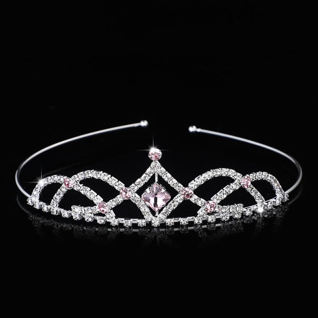 Kids Princess Crystal Tiaras and Crowns Children Girls Headband Bridal Wedding Hair Accessories Jewelry Tiaras-Dollar Bargains Online Shopping Australia