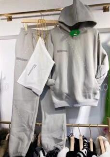 Solid Cotton Hooded Sweatshirts Hoodies Track Pants Joggers Women Tracksuits Two Piece Sets Sweatpants Sweatsuits Spring Female-Dollar Bargains Online Shopping Australia