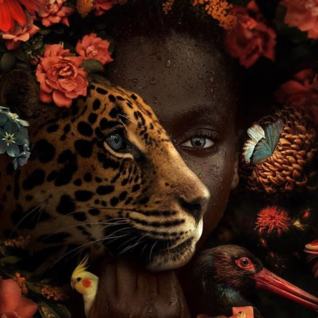 Oil Painting By Numbers Deer DIY Paint By Numbers For Adult Animals Frameless Canvas Painting Unique Gift