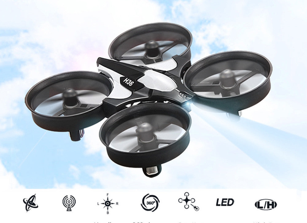 Original JJRC H36 2.4G 4CH 6 Axis Gyro Mini Drone Headless Mode One Key Return RTF RC Quadcopter RC Dron Helicopter Toys