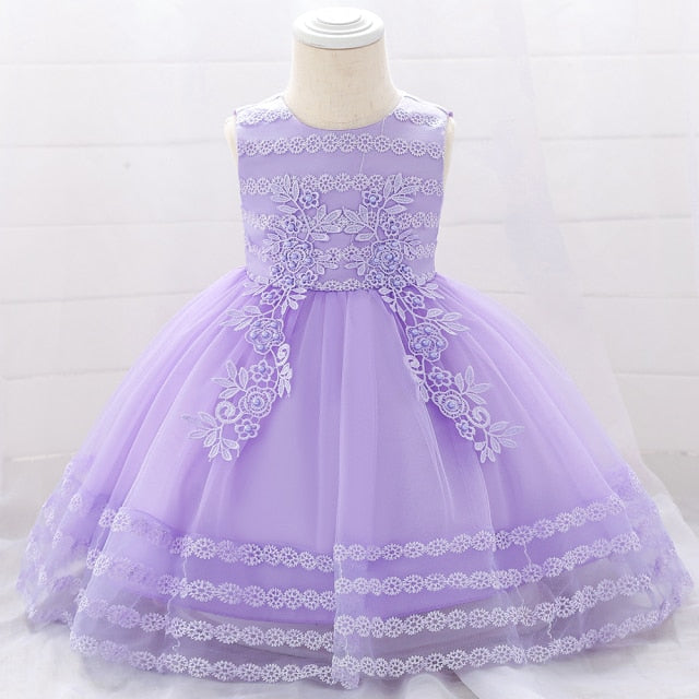 Toddler Girl Princess Dresses Baby Girl Dress Birthday Dress Christening Gown Infant Party Clothes Baby