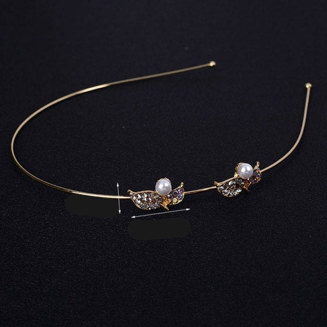 Princess Wedding Bridal Bridesmaid Tiara Crown Headband Girls Crystal Rhinestone Jewelry hair Accessories Bride Head Ornament-Dollar Bargains Online Shopping Australia