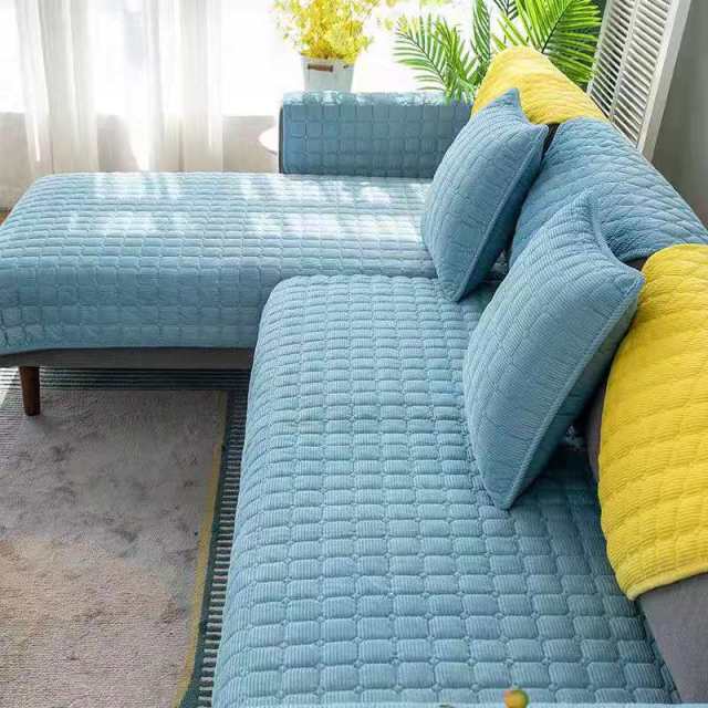 Thicken Plush Sofa Cover European Universal Sofa Towel Cover Slip Resistant Couch Cover Sofa Towel for Living Room Decor