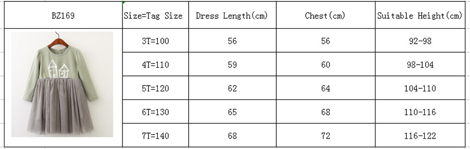 Children Clothing Dress New Lovely  Princess Dress Printing Flowers Kids Dresses Girls Dress