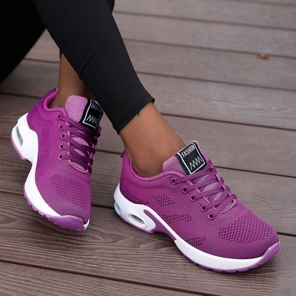 Women Running Shoes Breathable Casual Shoes Outdoor Light Weight Sports Shoes Casual Walking Sneakers