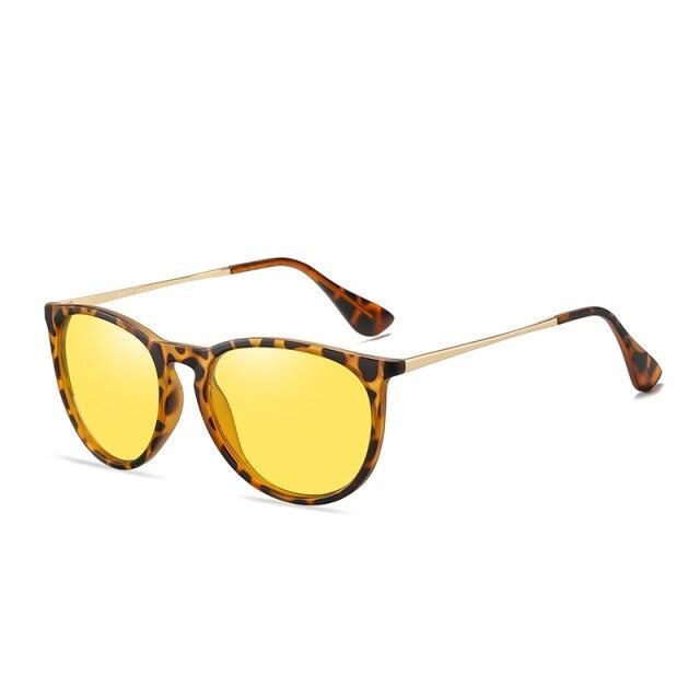 Sunglasses Women Polarized Glasses Men Fishing Shopping Eyewear Mirror Trendy Shades Leopard