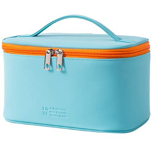 Personalized Makeup Bag Embroidery Name Portable Travel Cosmetic Bag for Women Pouch PU Leather Waterproof Gift for Bridesmaids-Dollar Bargains Online Shopping Australia