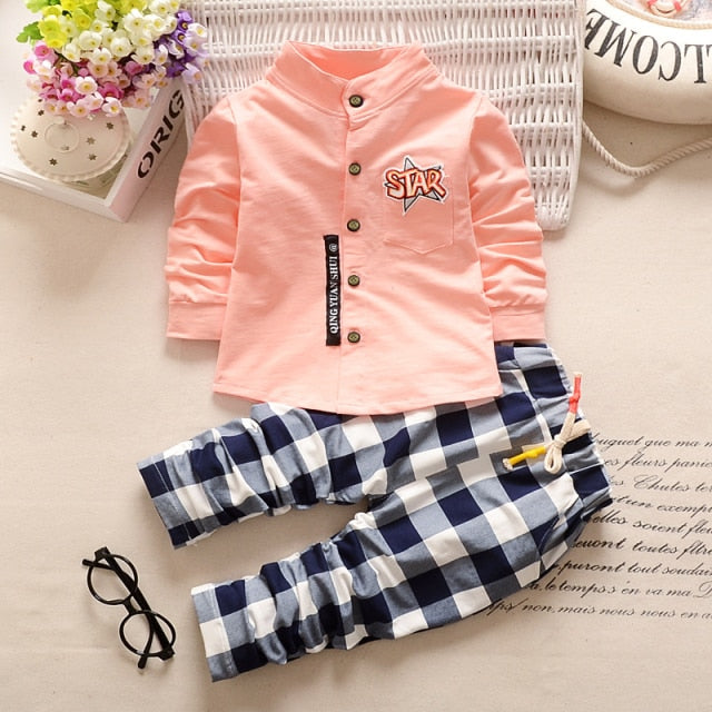 Toddler Boy Clothes Sets Shirts + Pants Kids Dresses for Boys Kids Clothes Boys Clothing Set Baby