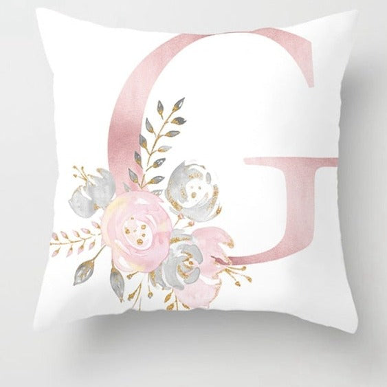 Custom Pink Letter Decorative Cushion Cover Wedding Party Decoration Wedding Decorative Pillow Party Supplies Wedding Ornaments-Dollar Bargains Online Shopping Australia