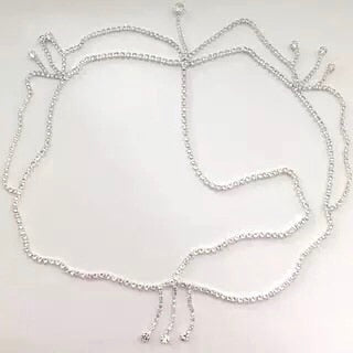 Crystal forehead dance eyebrow pendant headdress crystal forehead chain water drop hair ornament head chain Bohemian headdress-Dollar Bargains Online Shopping Australia