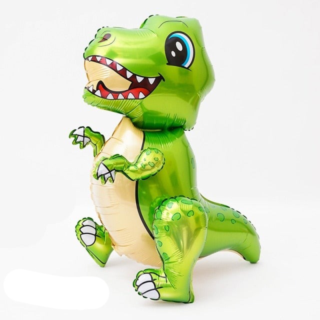 Large 4D Dinosaur Foil Balloons Green Dinosaur Standing Dragon Birthday Party Decorations Kids Supplies Boy Toys Air Globos-Dollar Bargains Online Shopping Australia