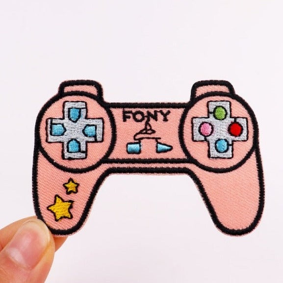 Mushroom Applique Embroidered Patches On Kids Clothes DIY Iron On Patches Cartoon Patches For Clothing Stickers Animal Badges