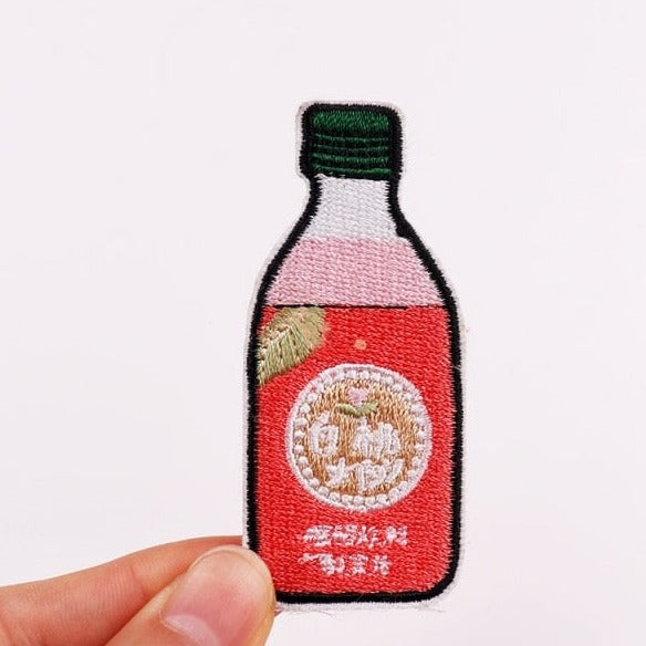 Mushroom Applique Embroidered Patches On Kids Clothes DIY Iron On Patches Cartoon Patches For Clothing Stickers Animal Badges